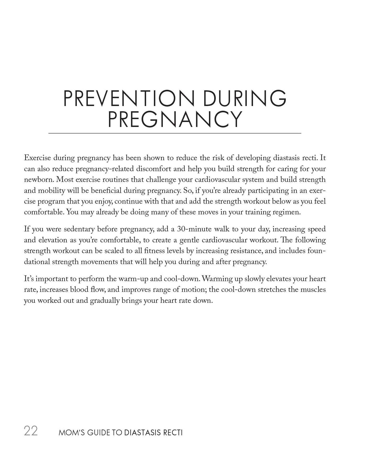 Mom's Guide to Diastasis Recti: A Program for Preventing and Healing Abdominal Separation Caused by Pregnancy