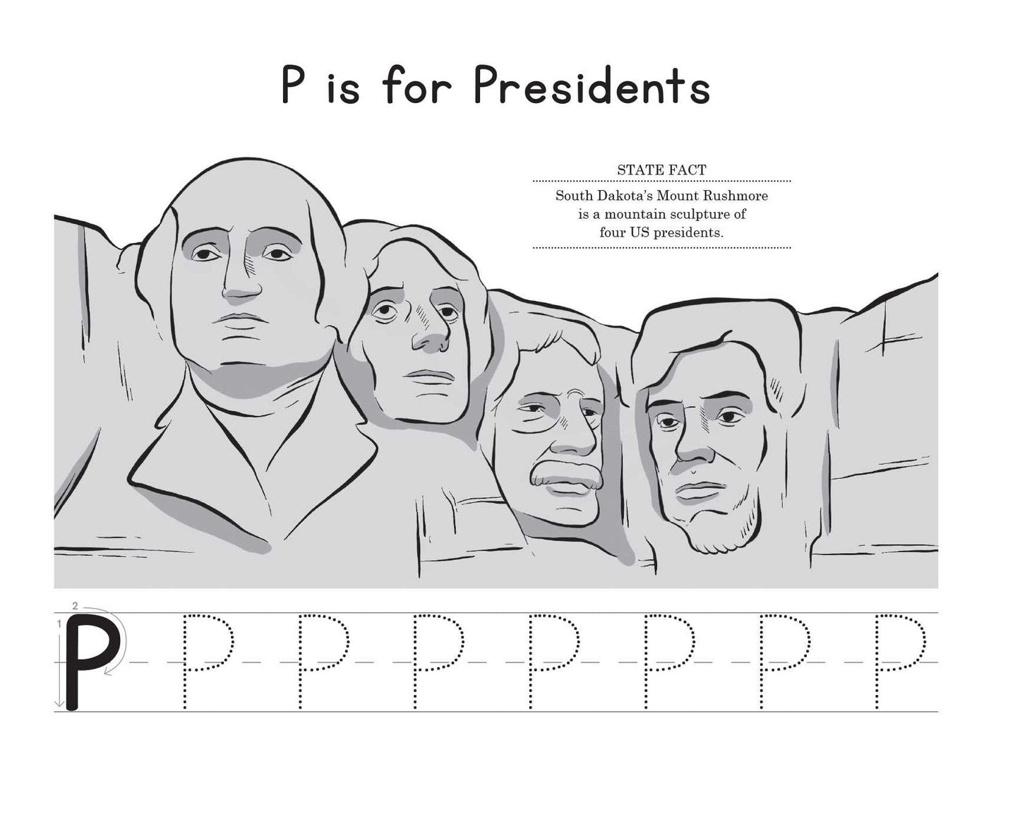 A is for America Letter Tracing: 50 States of Fun ABC Practice