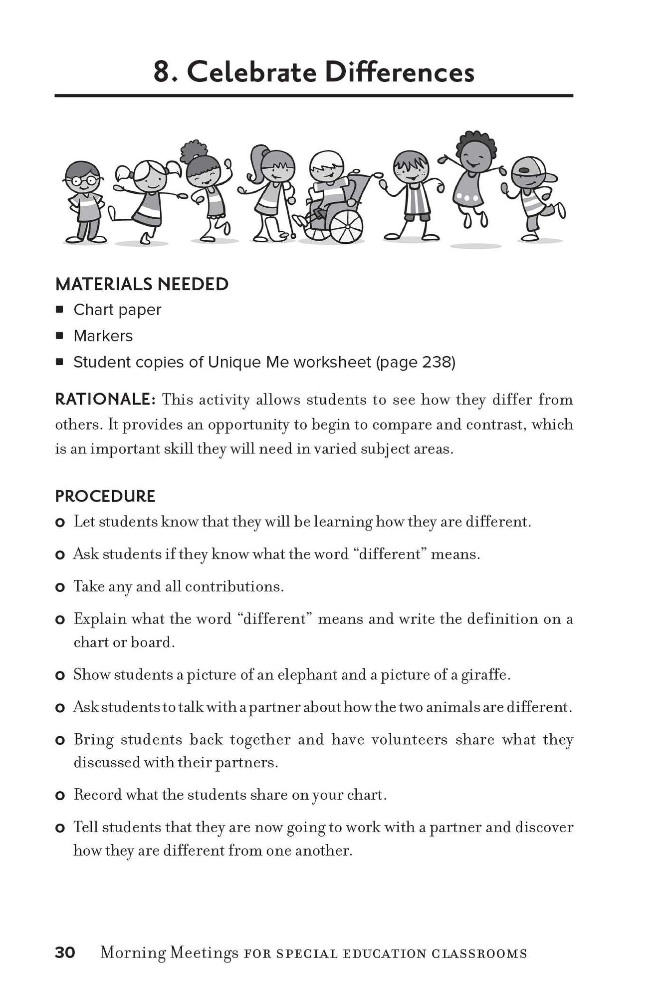 Morning Meetings for Special Education Classrooms: 101 Fun Ideas, Creative Activities and Adaptable Techniques