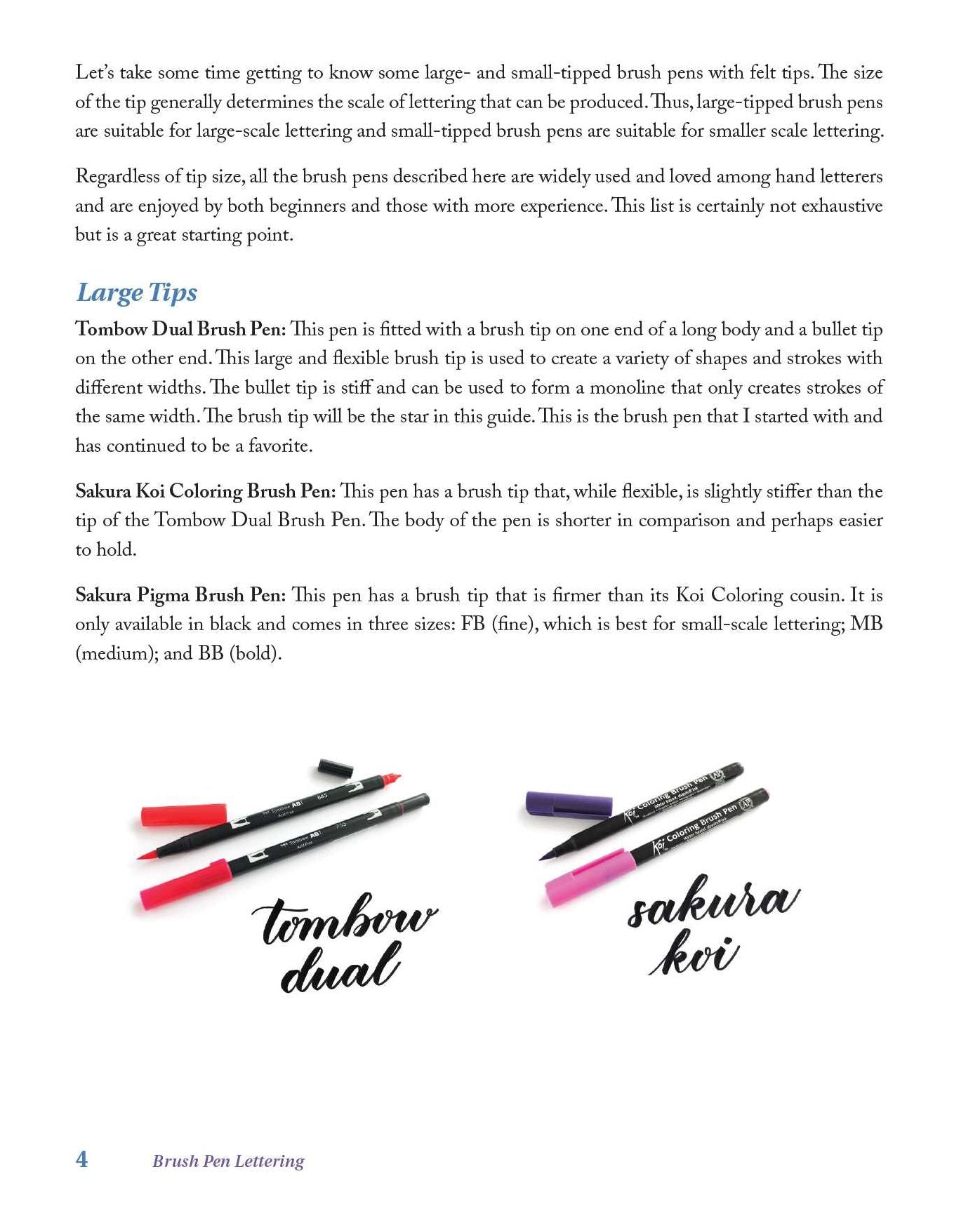 Brush Pen Lettering: A Step-by-Step Workbook for Learning Decorative Scripts and Creating Inspired Styles