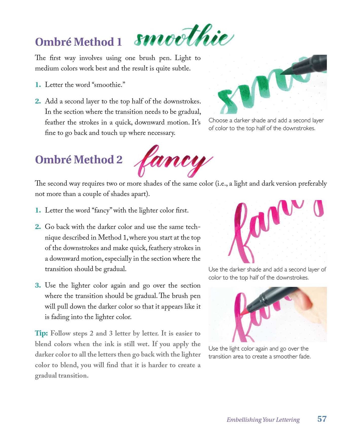Brush Pen Lettering: A Step-by-Step Workbook for Learning Decorative Scripts and Creating Inspired Styles