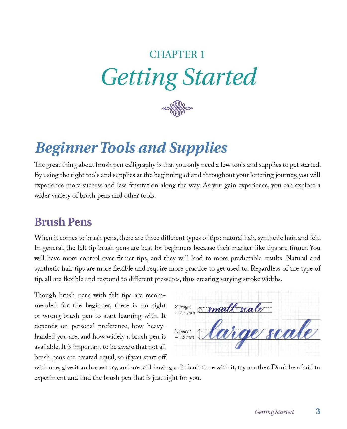Brush Pen Lettering: A Step-by-Step Workbook for Learning Decorative Scripts and Creating Inspired Styles