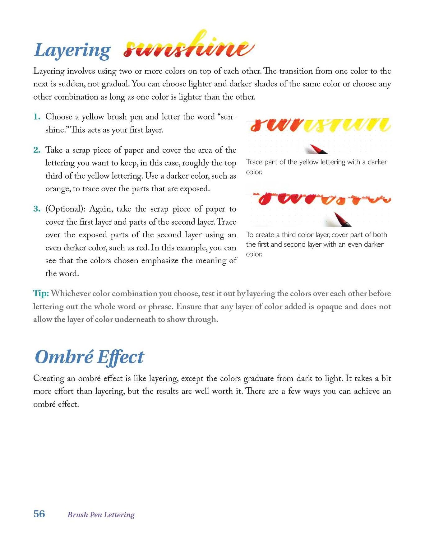 Brush Pen Lettering: A Step-by-Step Workbook for Learning Decorative Scripts and Creating Inspired Styles