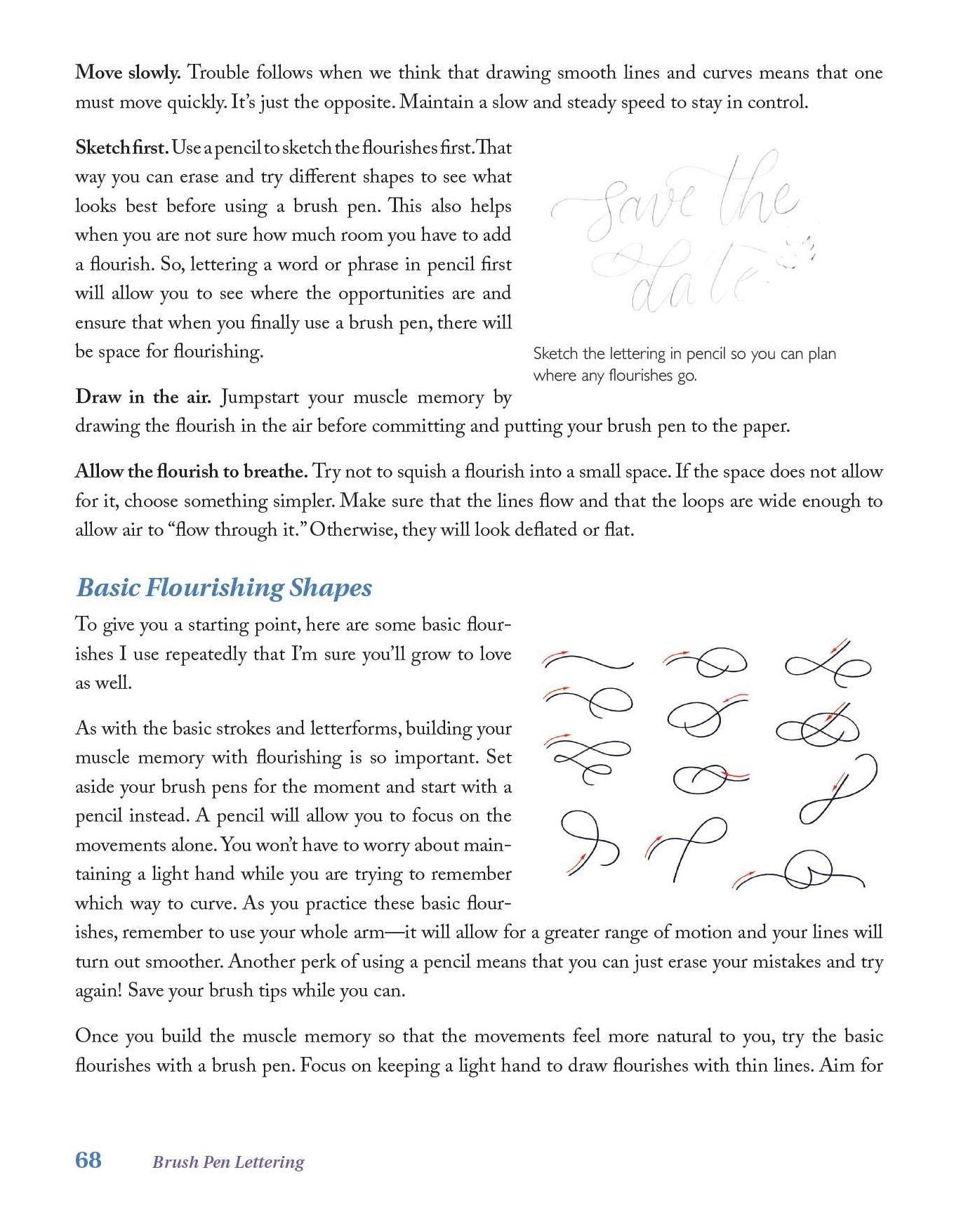Brush Pen Lettering: A Step-by-Step Workbook for Learning Decorative Scripts and Creating Inspired Styles