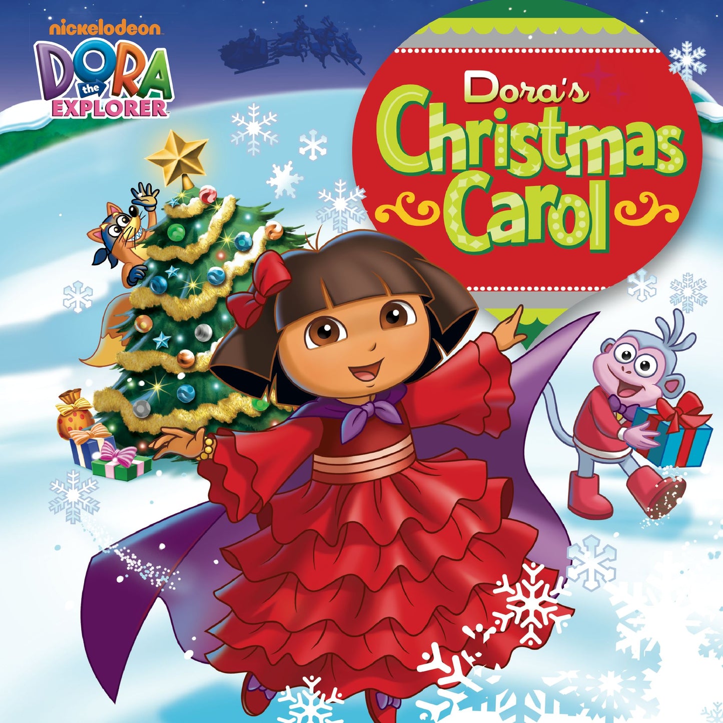Dora's Christmas Carol (Dora the Explorer) (PagePerfect NOOK Book)