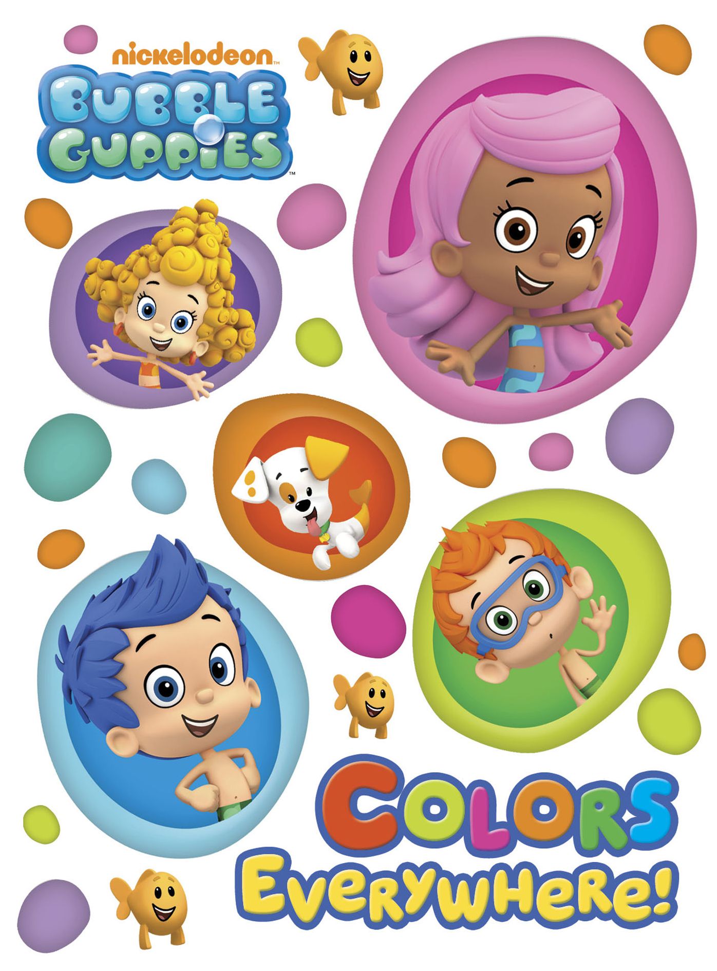 Colors Everywhere! (Bubble Guppies) (PagePerfect NOOK Book)