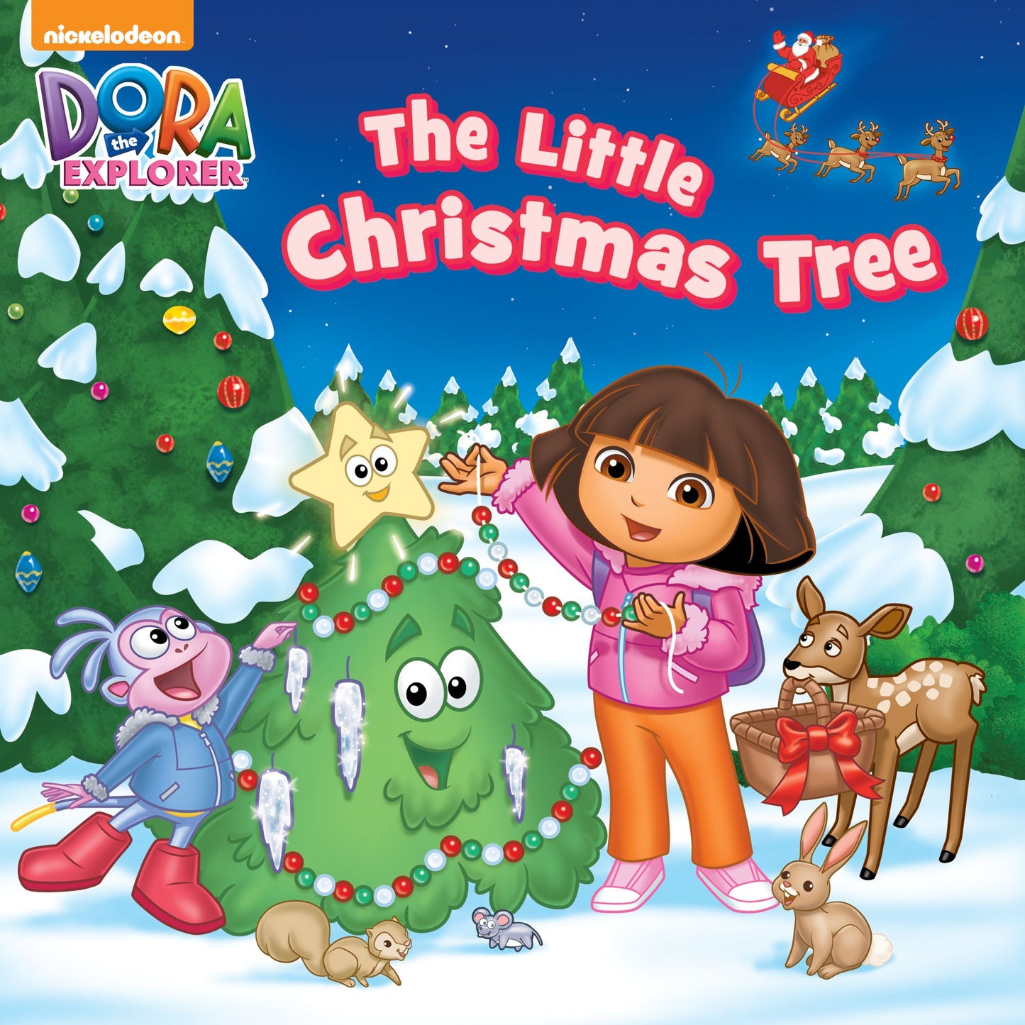 The Little Christmas Tree (Dora the Explorer) (PagePerfect NOOK Book)