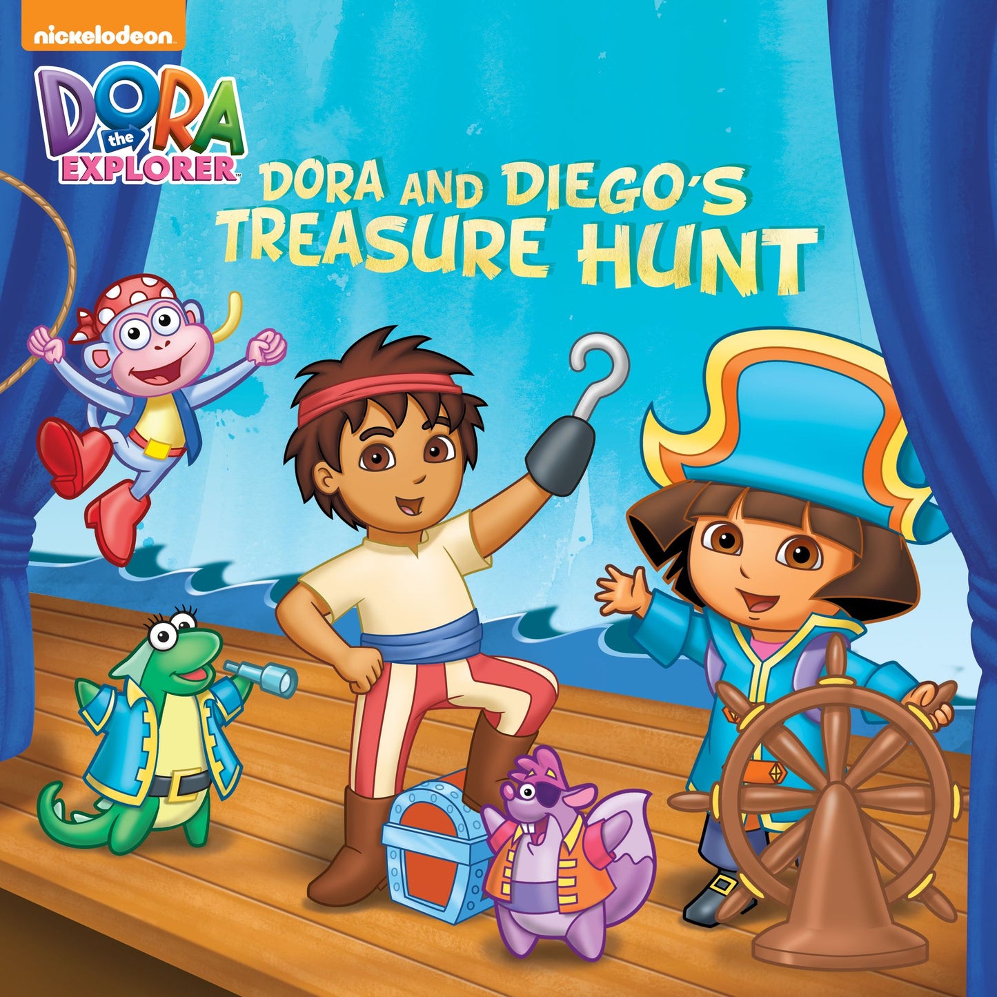 Dora and Diego's Treasure Hunt (Dora and Diego) (PagePerfect NOOK Book)