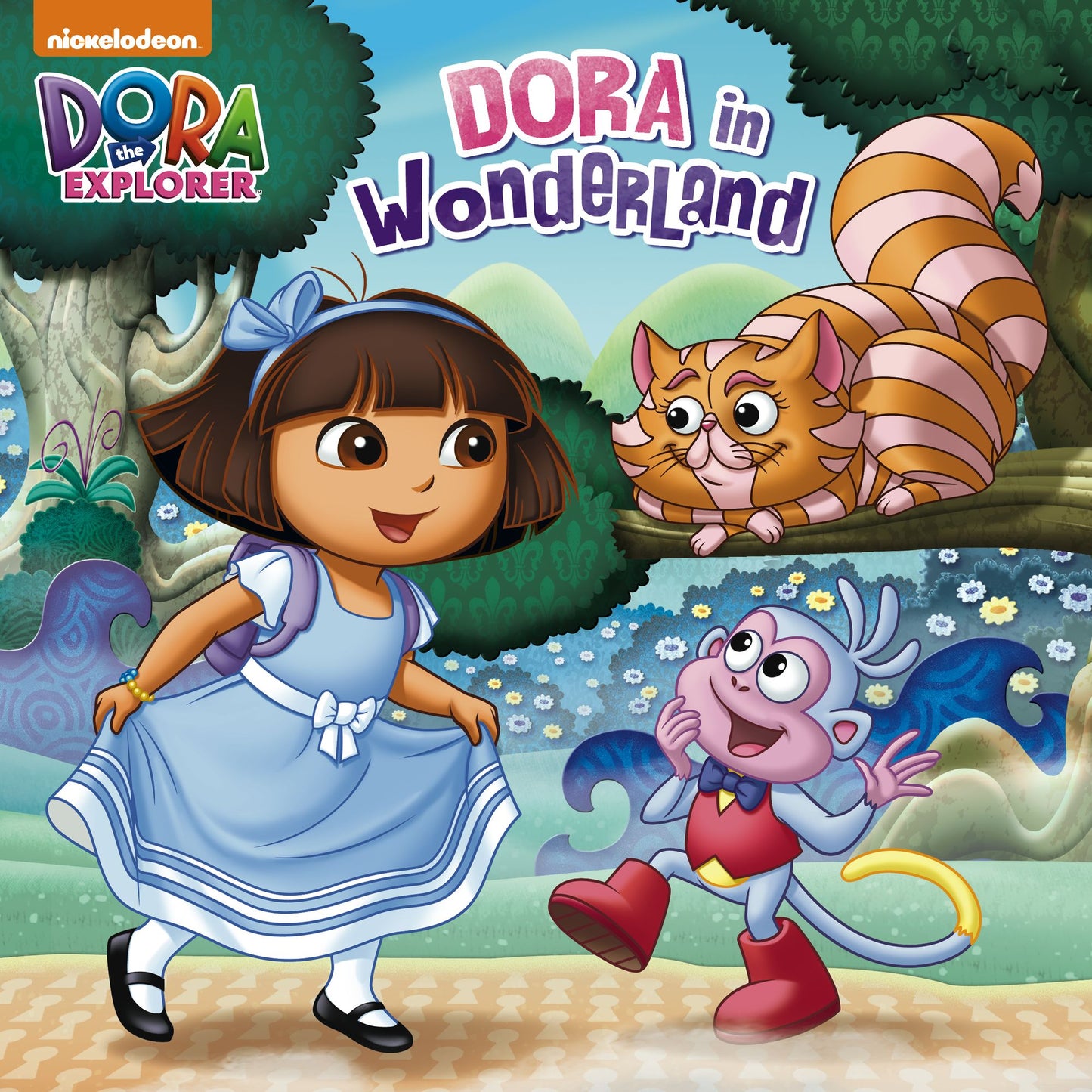 Dora in Wonderland (Dora the Explorer) (PagePerfect NOOK Book)