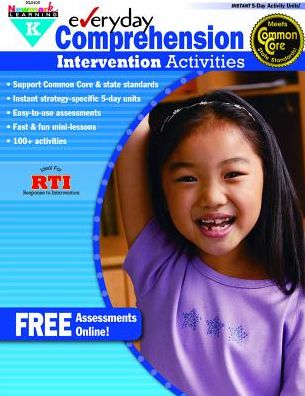 Everyday Comprehension Intervention Activities Grade K Book