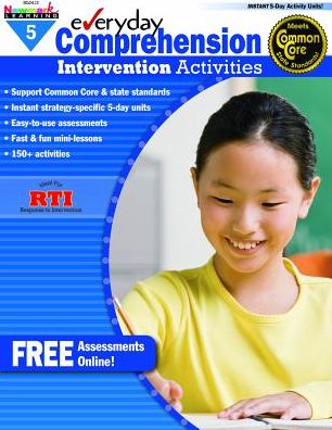 Everyday Comprehension Intervention Activities Grade 5 Book