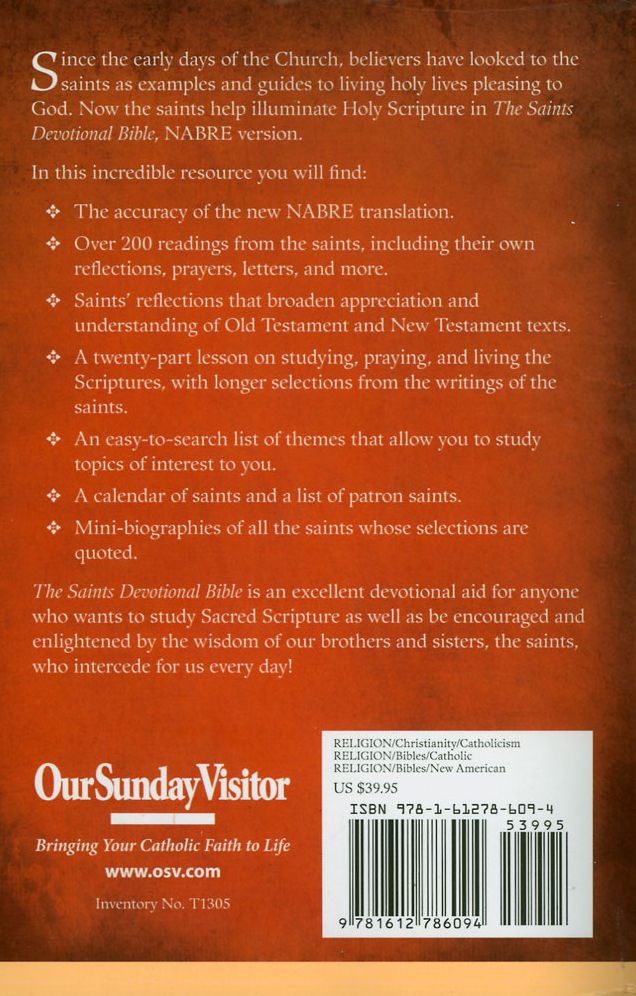 The Saints Devotional Bible