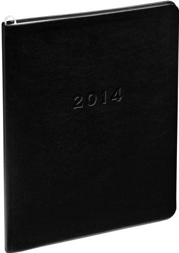 2014 Monthly Large Black Cambridge Planner