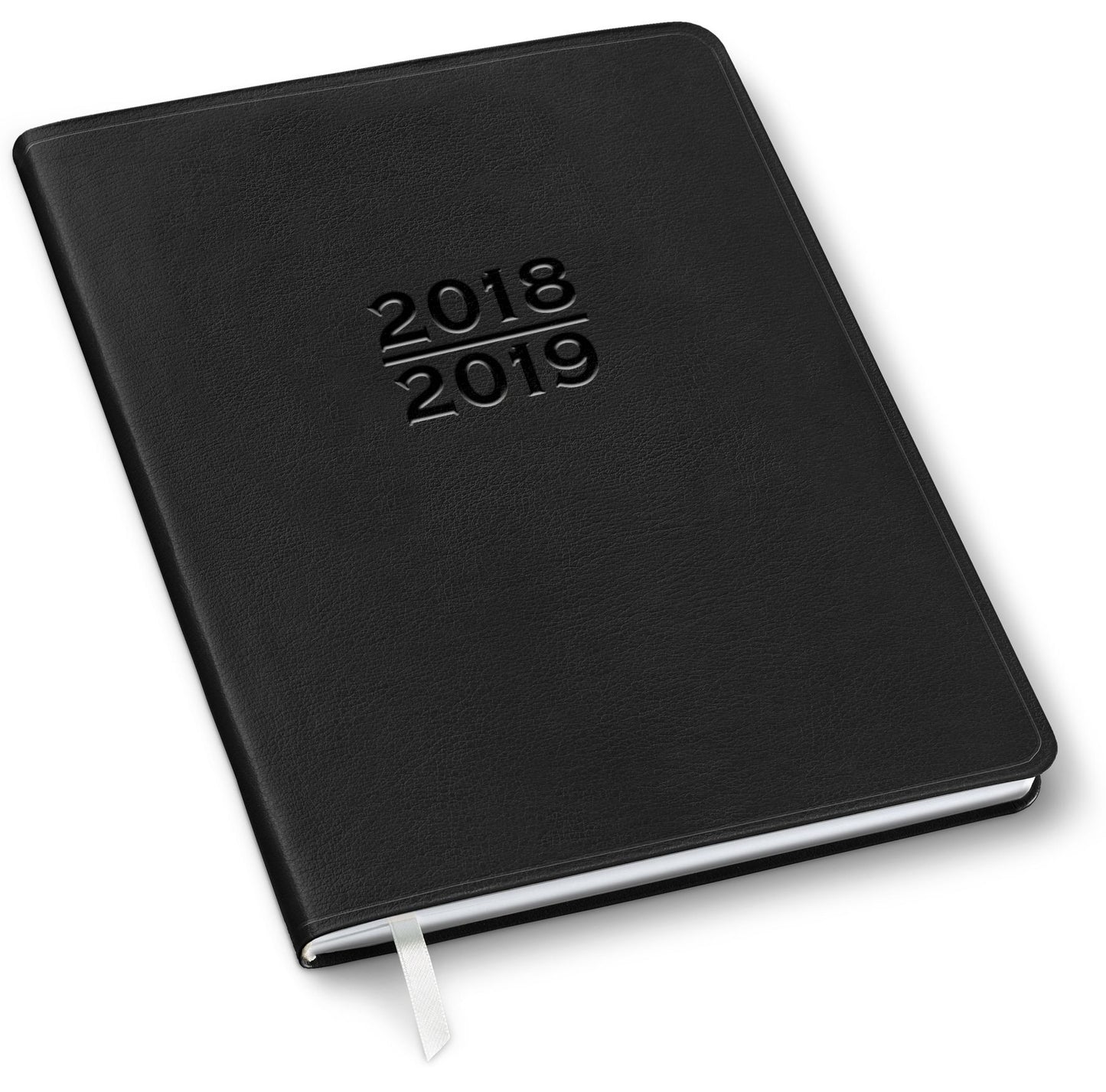 2019 18-Month Monthly Desk Large Black Cambridge Planner Calendar