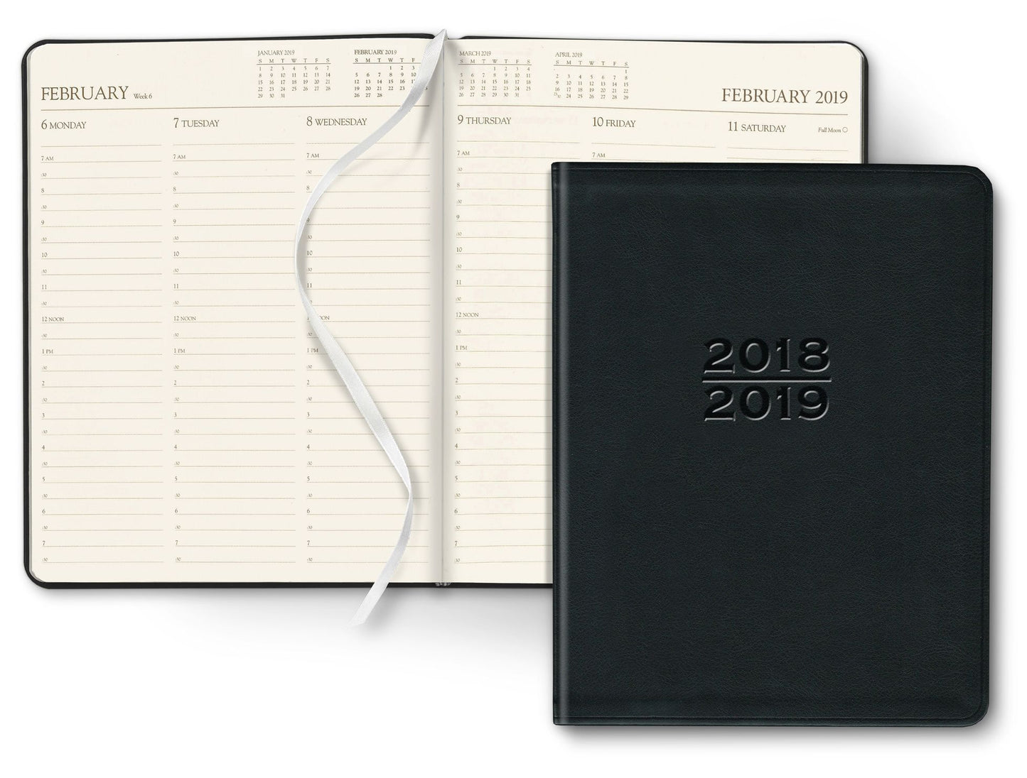2019 18-Month Large Professional Black Cambridge Planner Calendar
