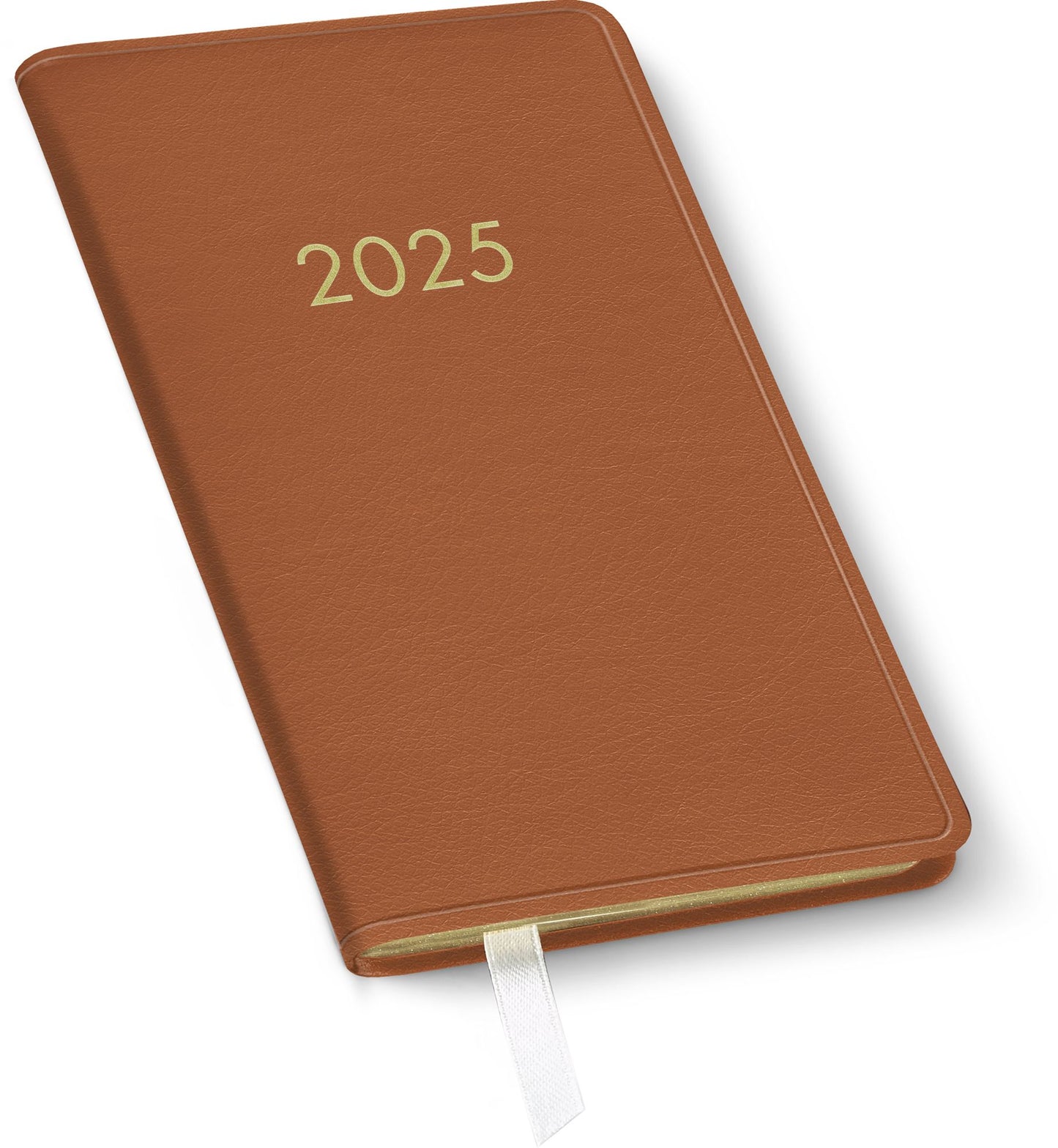 2025 Paper Source Brown 12M Monthly Pocket Planner