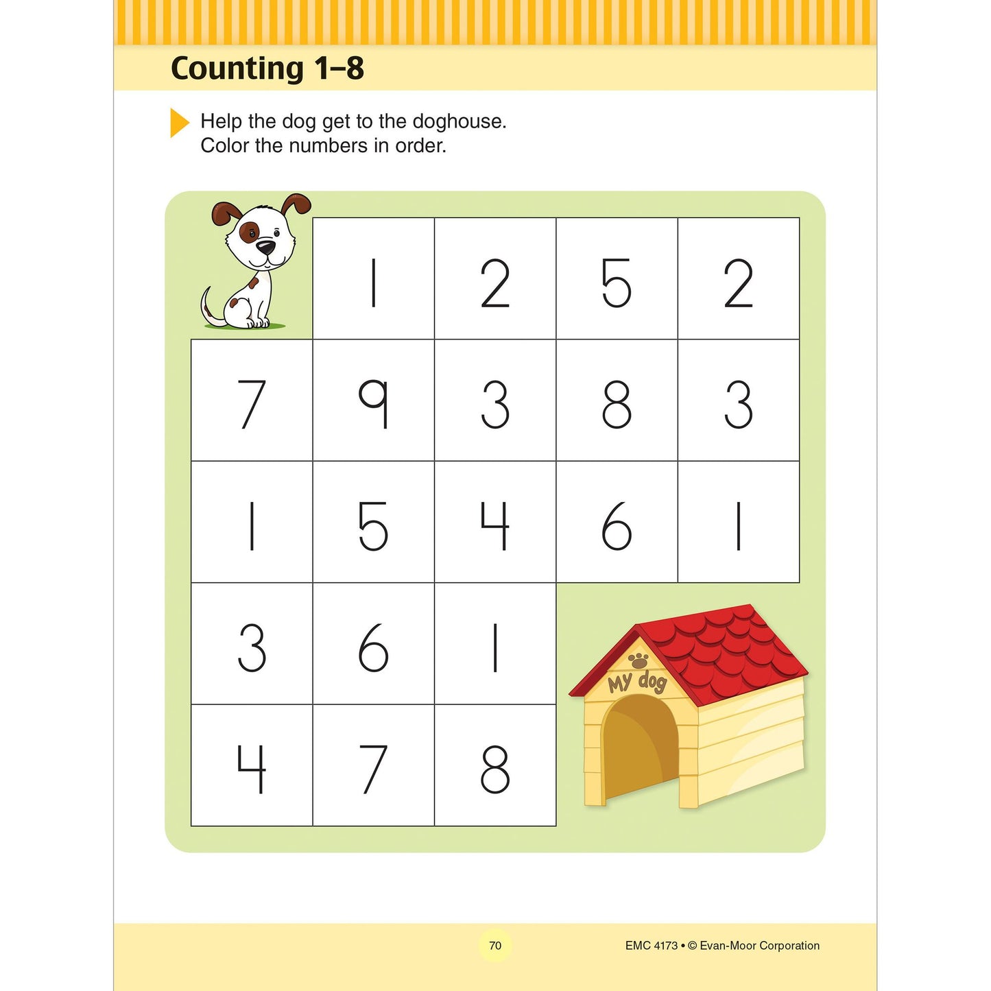 At-Home Tutor: Math, PreK Workbook