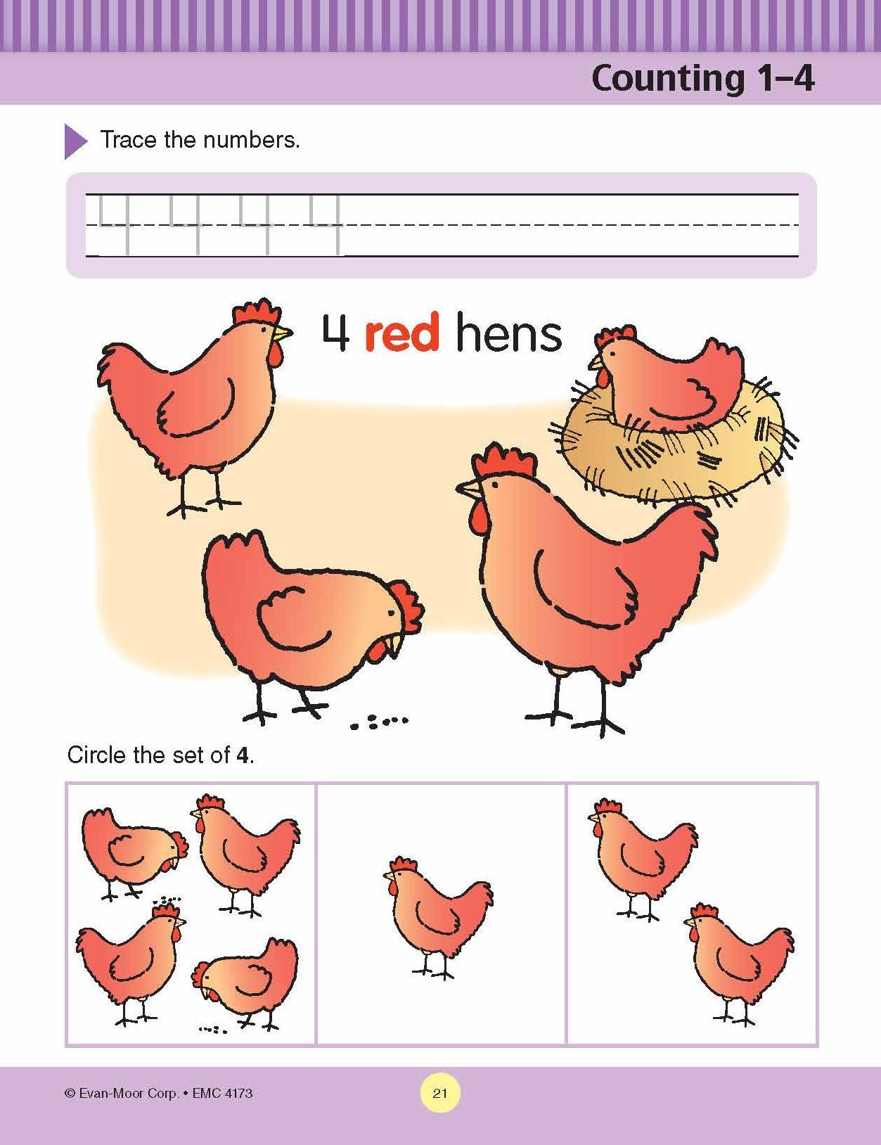 At-Home Tutor: Math, PreK Workbook
