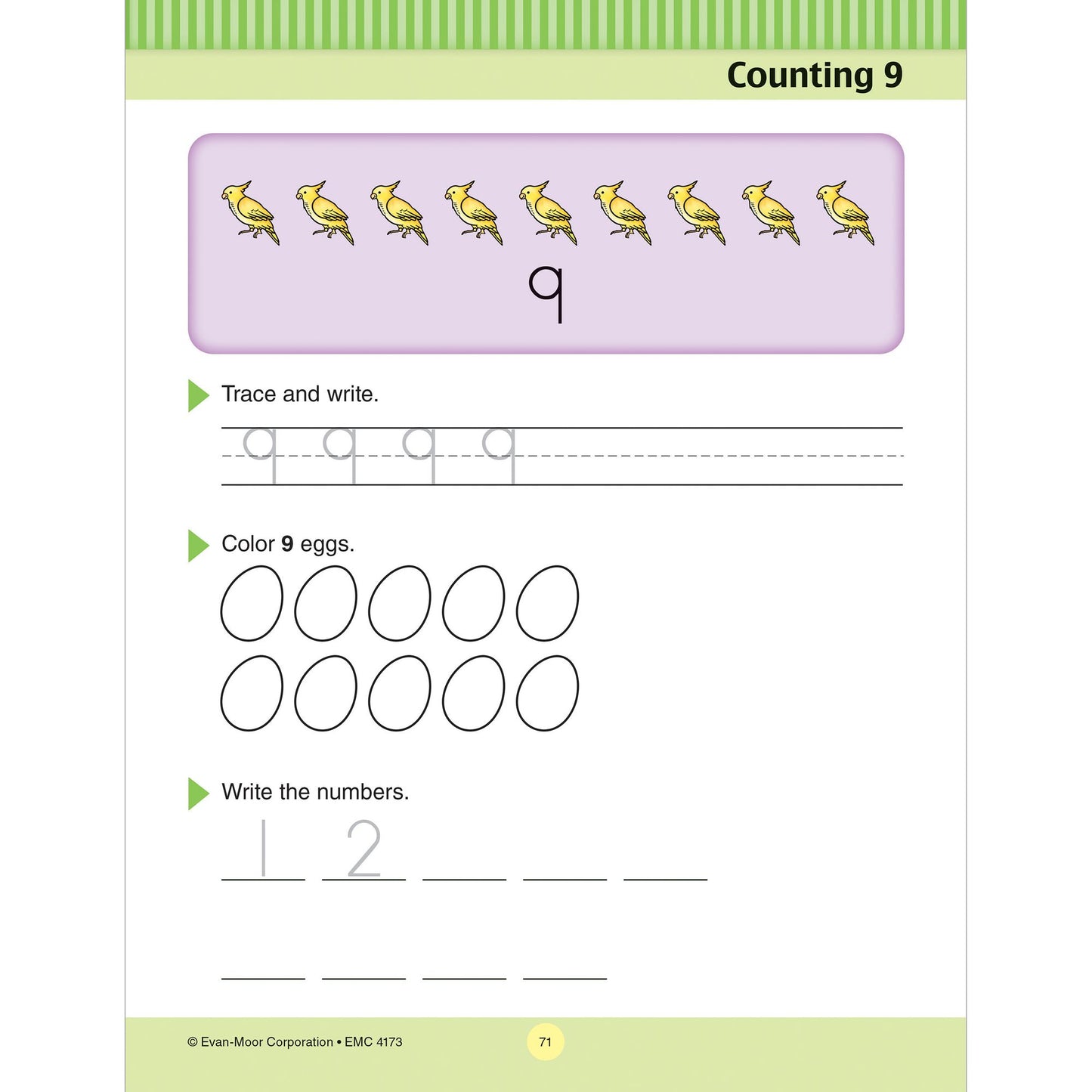 At-Home Tutor: Math, PreK Workbook