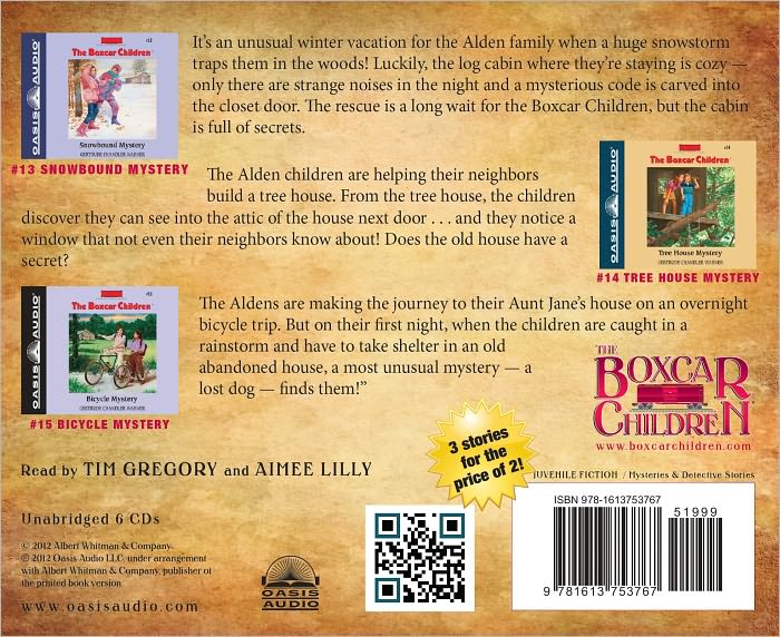 The Boxcar Children Collection Volume 5: Snowbound Mystery, Tree House Mystery, Bicycle Mystery