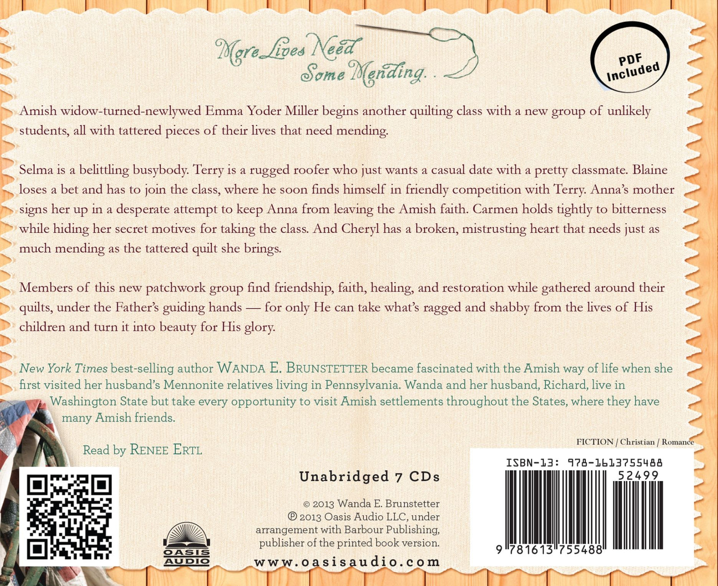 The Tattered Quilt (Half-Stitched Amish Quilting Club Series #2)