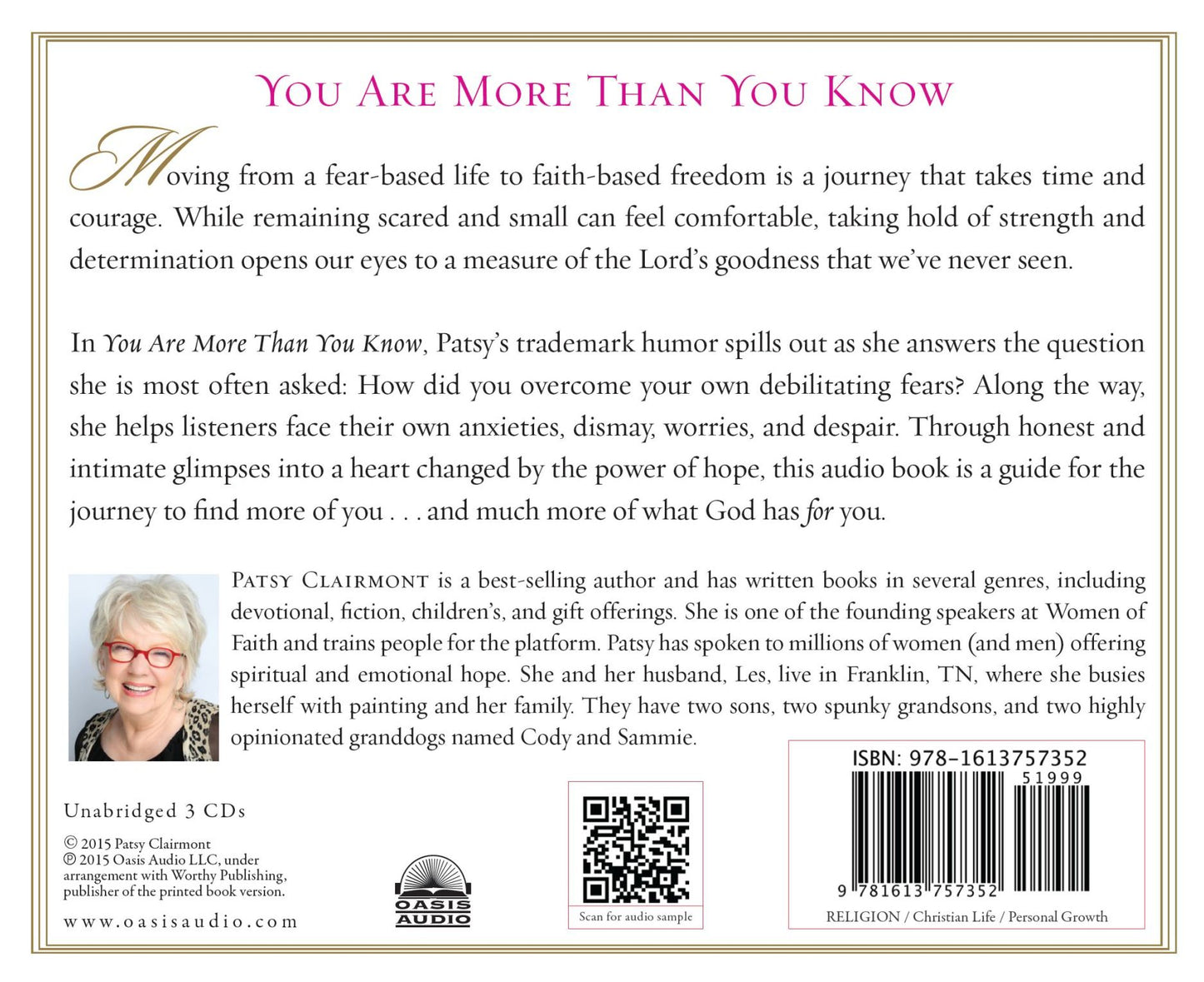 You Are More Than You Know: Face Your Fears, Grow Stronger