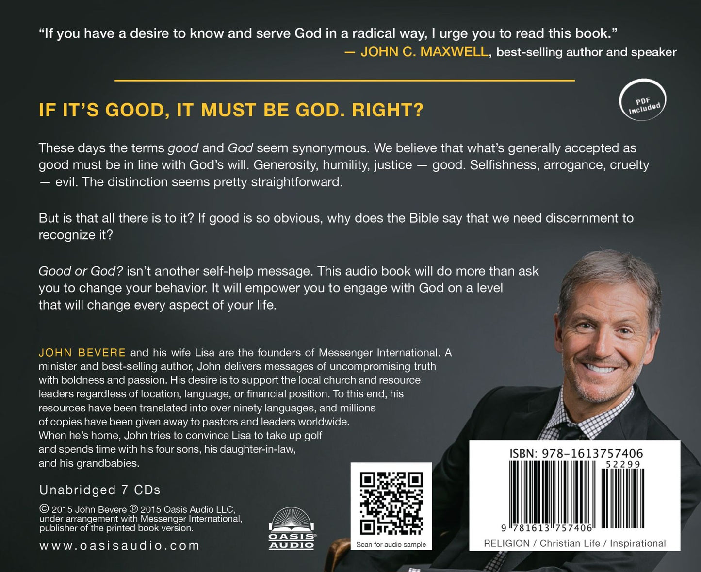Good or God?: Why Good Without God Isn't Enough