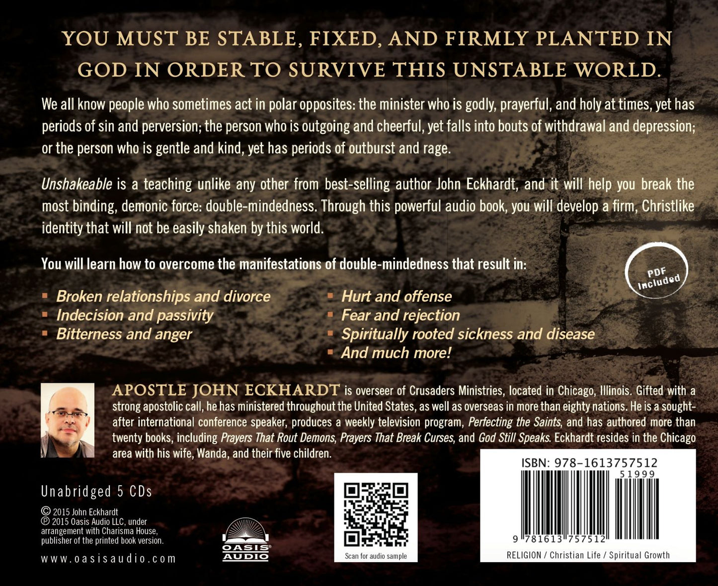 Unshakeable: Dismantling Satan's Plan to Destroy Your Foundation