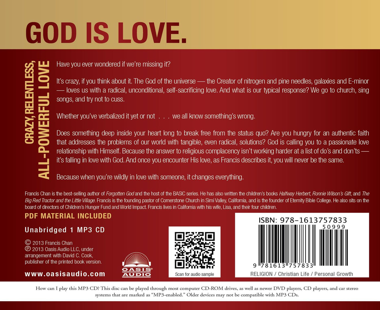 Crazy Love, Revised and Updated: Overwhelmed by a Relentless God
