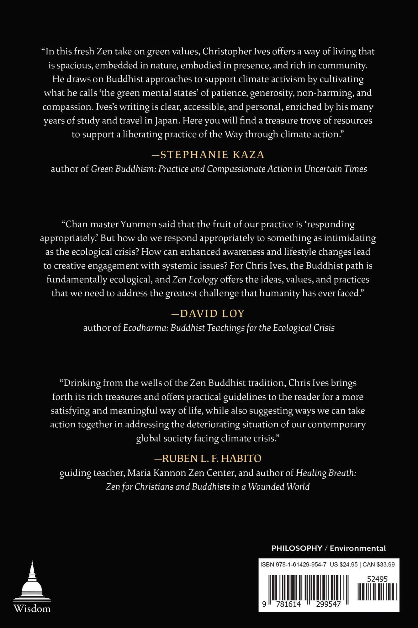 Zen Ecology: Green and Engaged Living in Response to the Climate Crisis