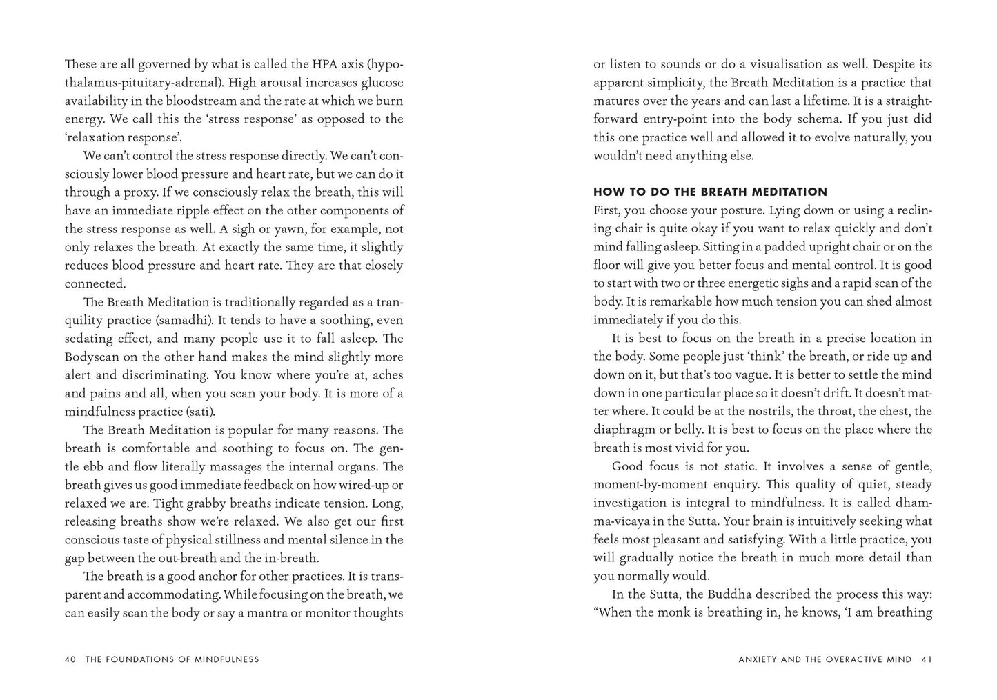 The Foundations of Mindfulness: How to Cultivate Attention, Good Judgment, and Tranquility