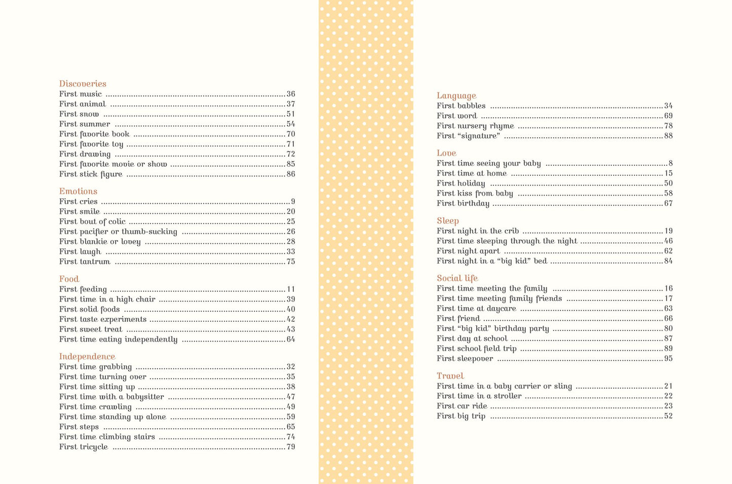 My Book of Firsts with Sophie la girafe