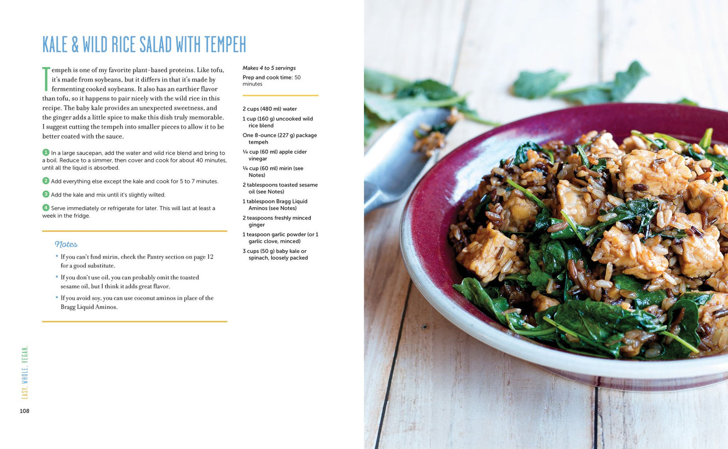 Easy. Whole. Vegan.: 100 Flavor-Packed, No-Stress Recipes for Busy Families