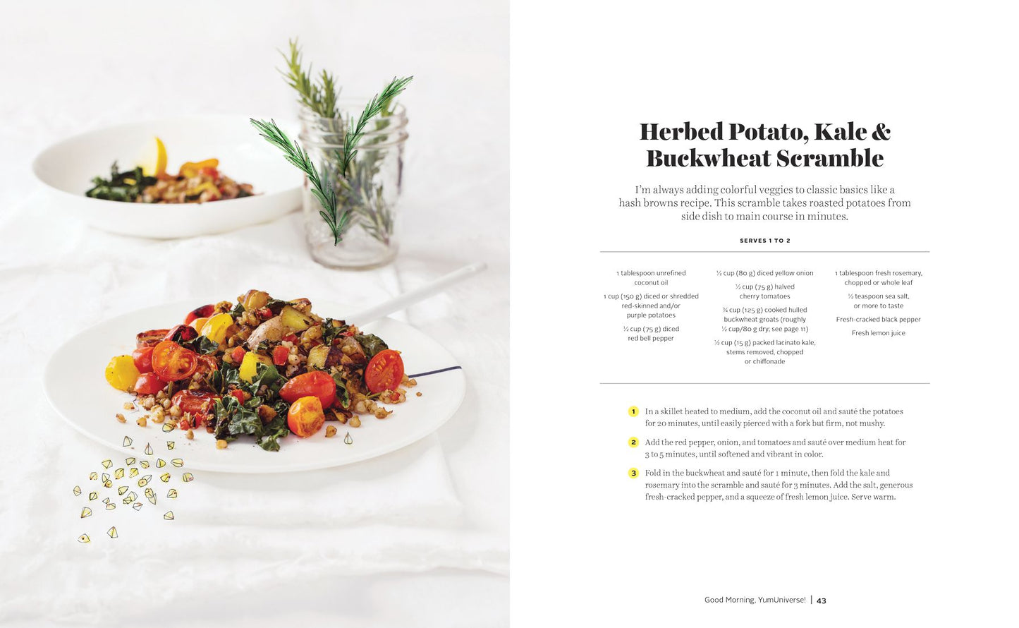 YumUniverse Pantry to Plate: Improvise Meals You Love-from What You Have!-Plant-Packed, Gluten-Free, Your Way!