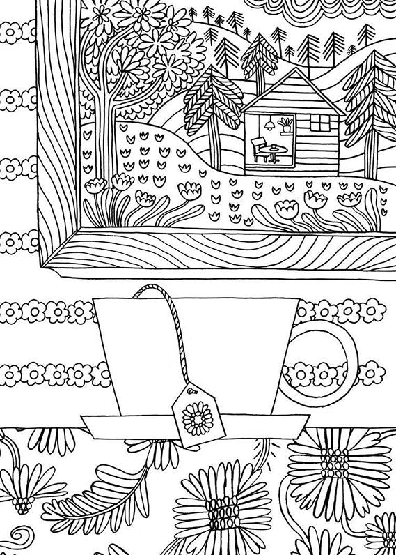 Moments of Mindfulness: Anti-Stress Coloring & Activities for Busy People