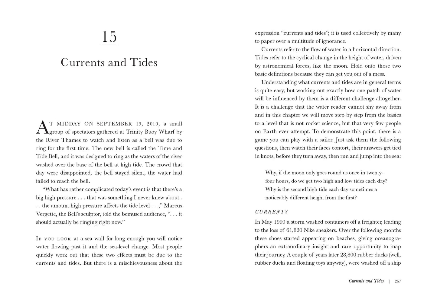 How to Read Water: Clues and Patterns from Puddles to the Sea