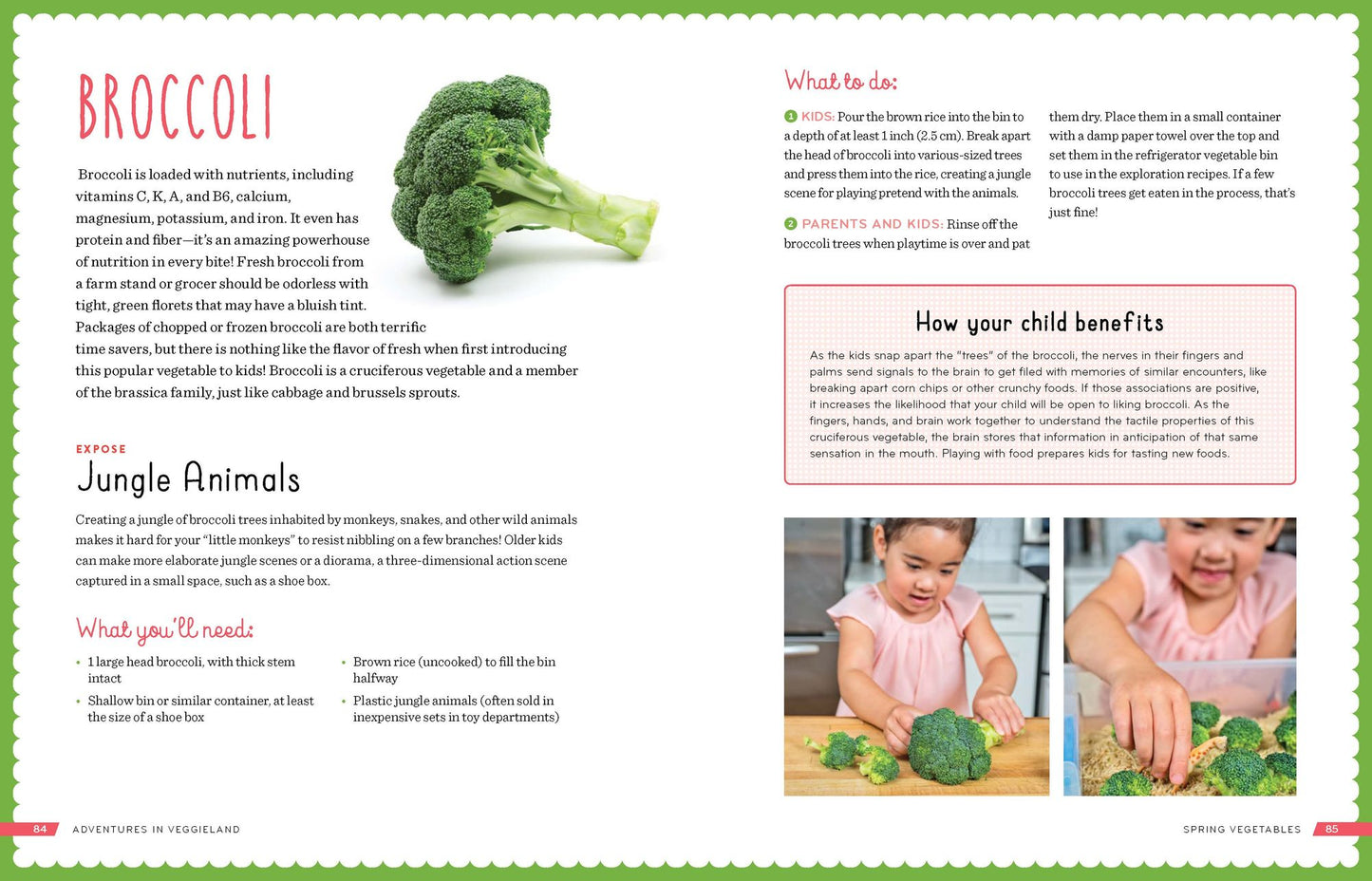 Adventures in Veggieland: Help Your Kids Learn to Love Vegetables with 100 Easy Activities and Recipes