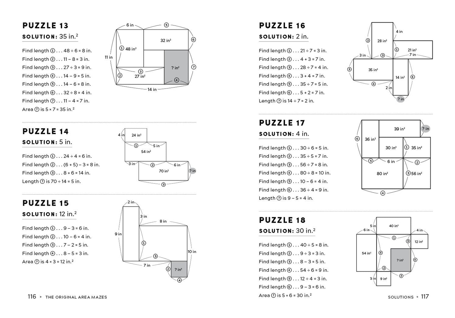 The Original Area Mazes: 100 Addictive Puzzles to Solve with Simple Math-and Clever Logic!