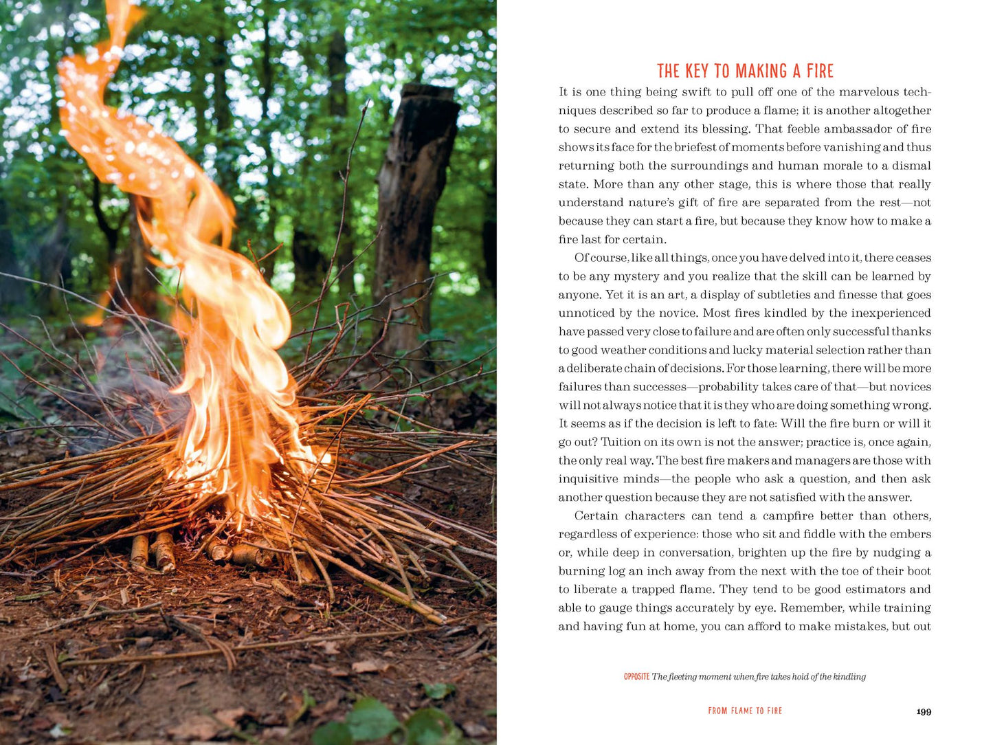 Fire Making: The Forgotten Art of Conjuring Flame with Spark, Tinder, and Skill