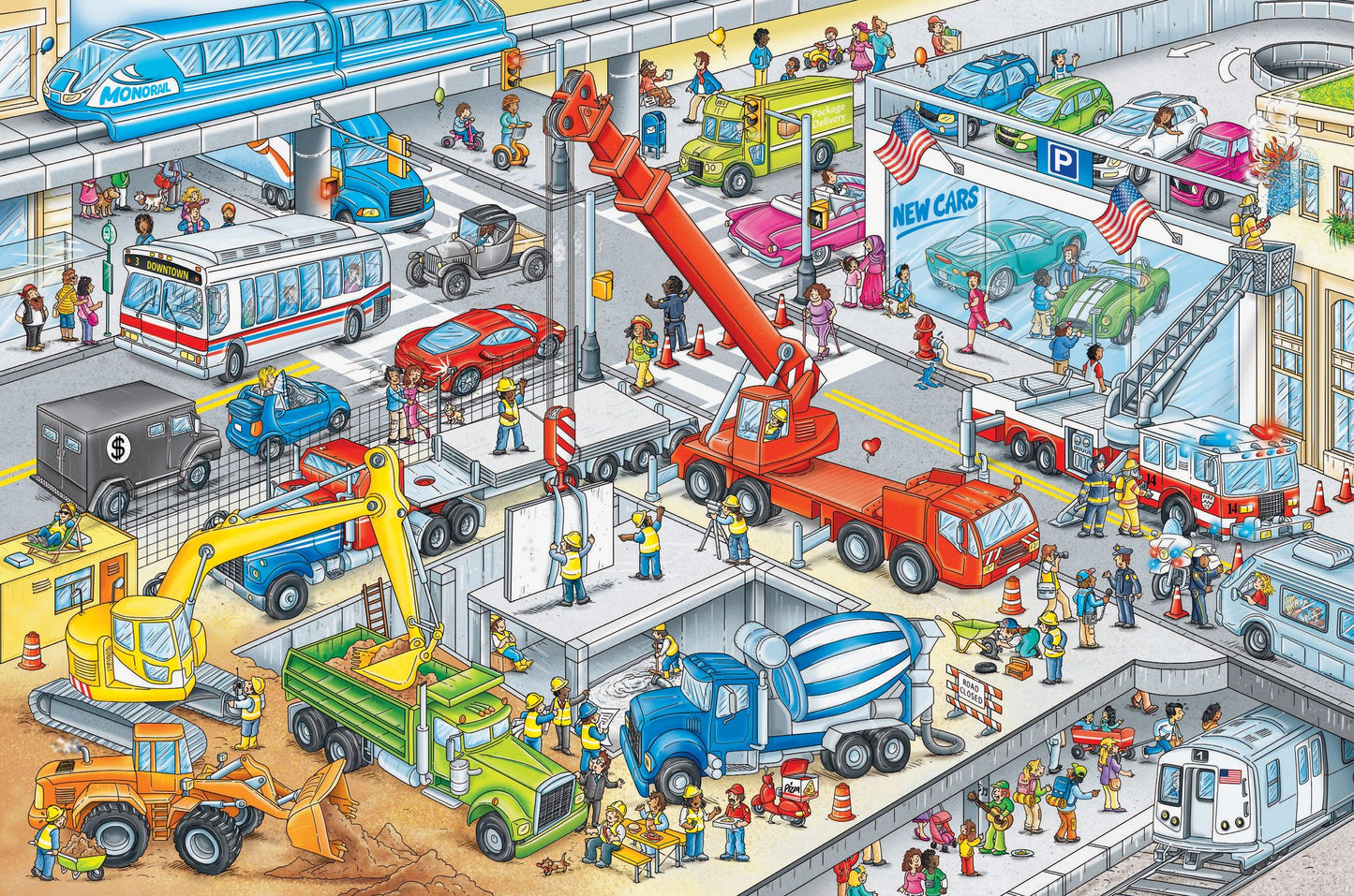 My First Wimmelbook--Cars and Other Things That Go