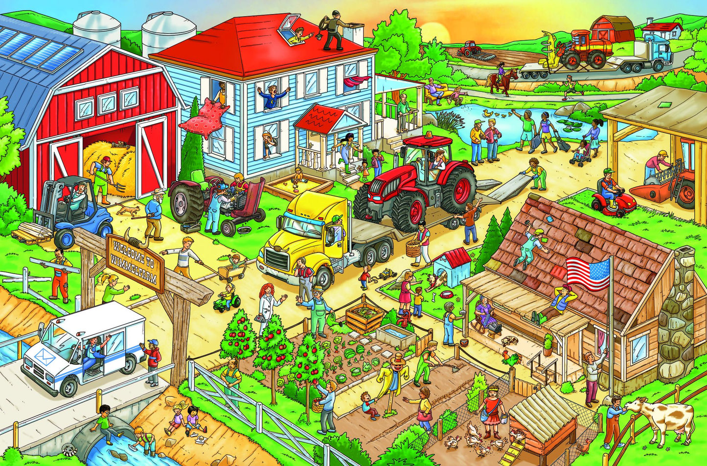 My First Wimmelbook--On the Farm