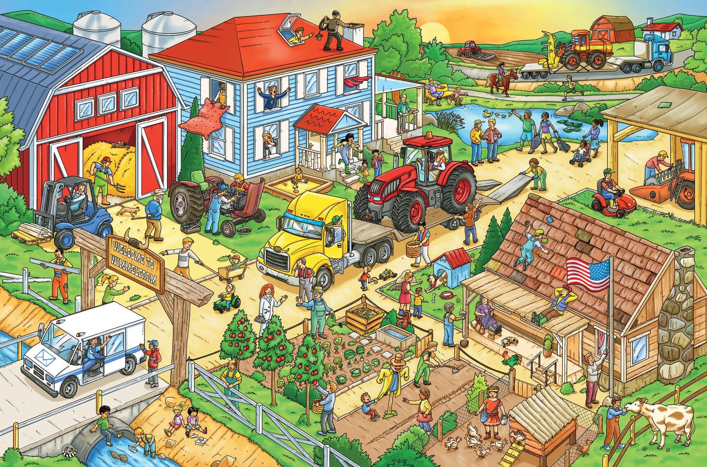 My First Wimmelbook--On the Farm