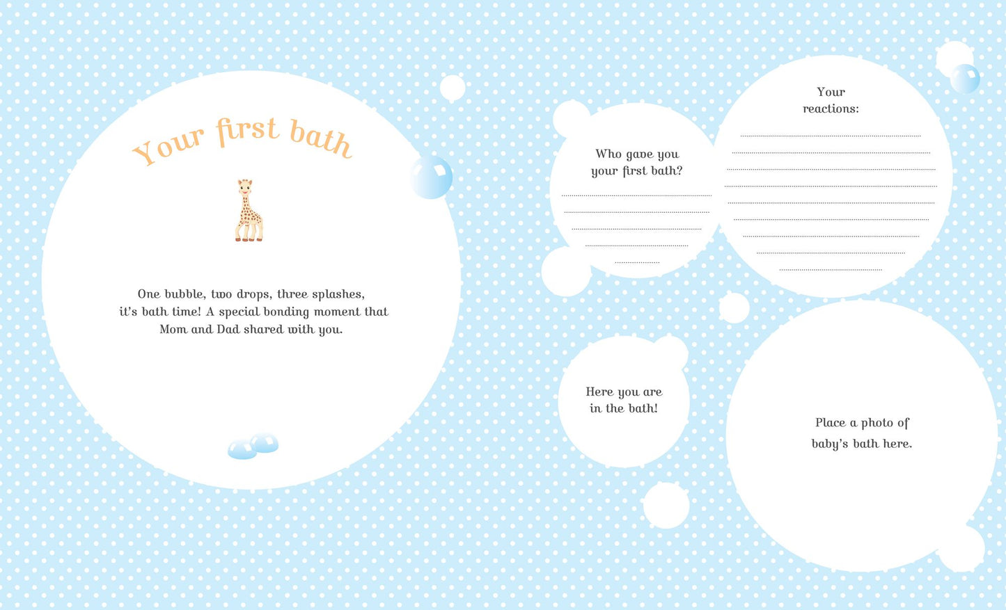 My Baby Album with Sophie la girafe