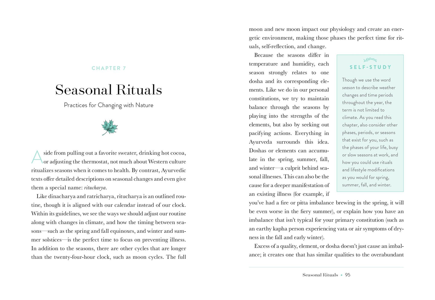 The Ayurvedic Self-Care Handbook: Holistic Healing Rituals for Every Day and Season