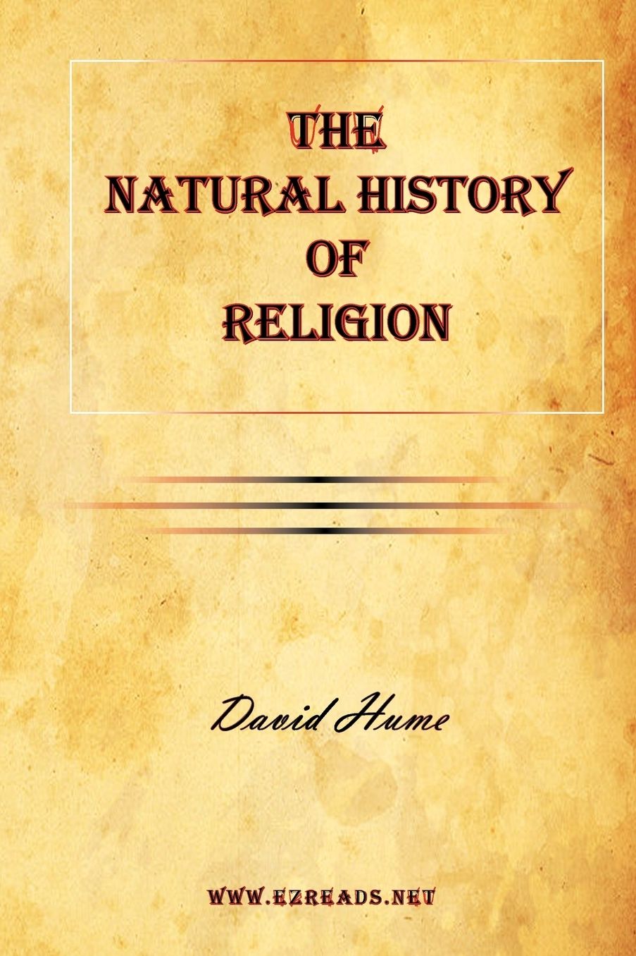 The Natural History Of Religion