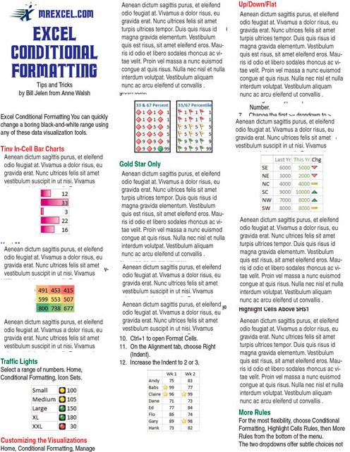 Excel Conditional Formatting Tip Card