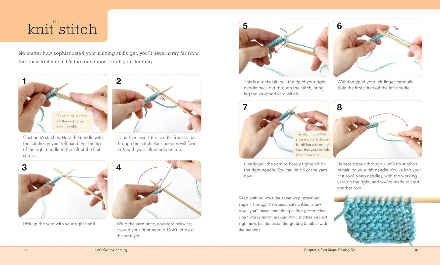 Idiot's Guides: Knitting