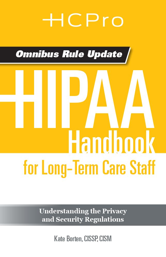 HIPAA Handbook for Long-Term Care Staff (Pack of 20)