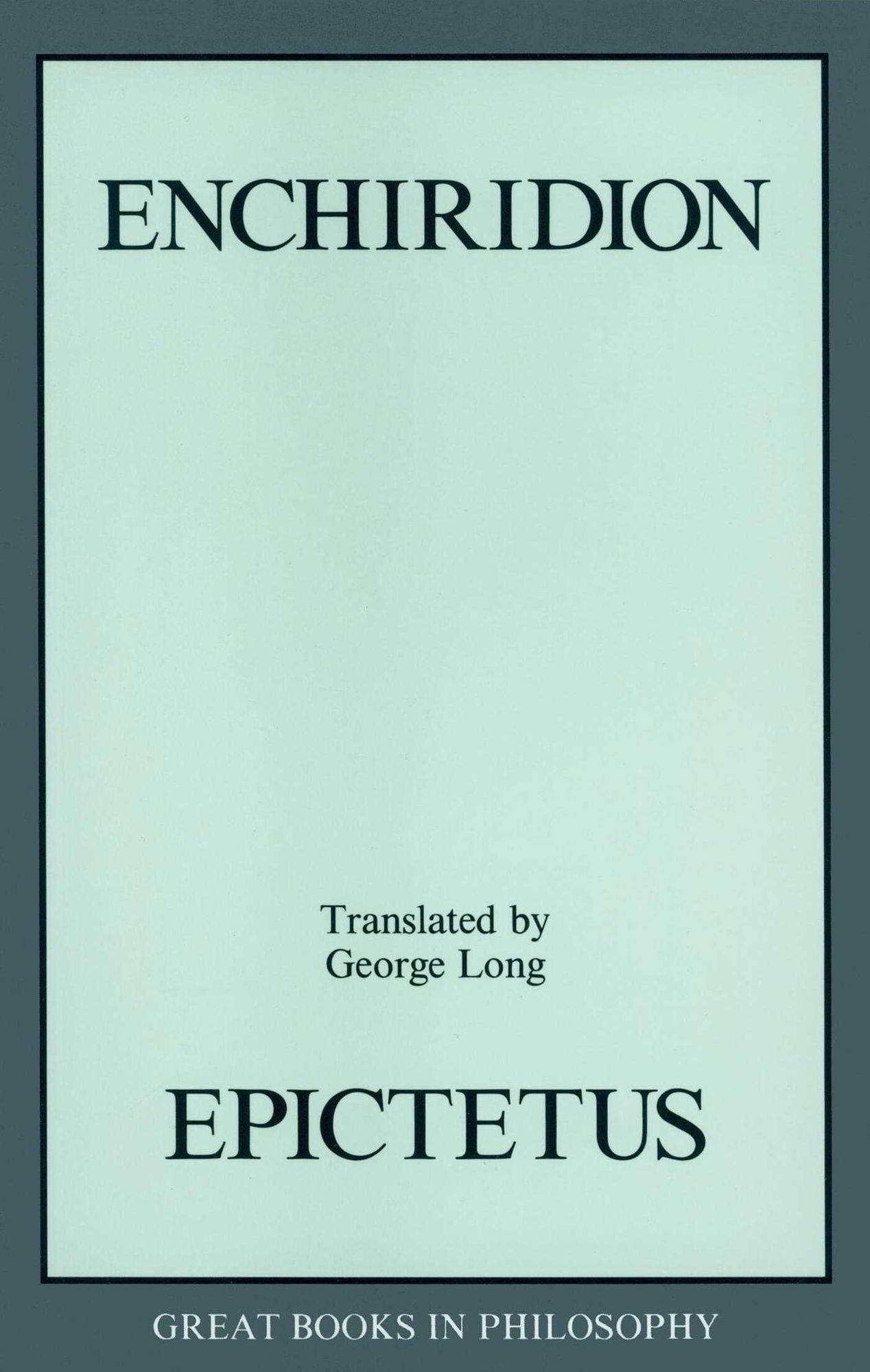 Enchiridion (Great Books in Philosophy)
