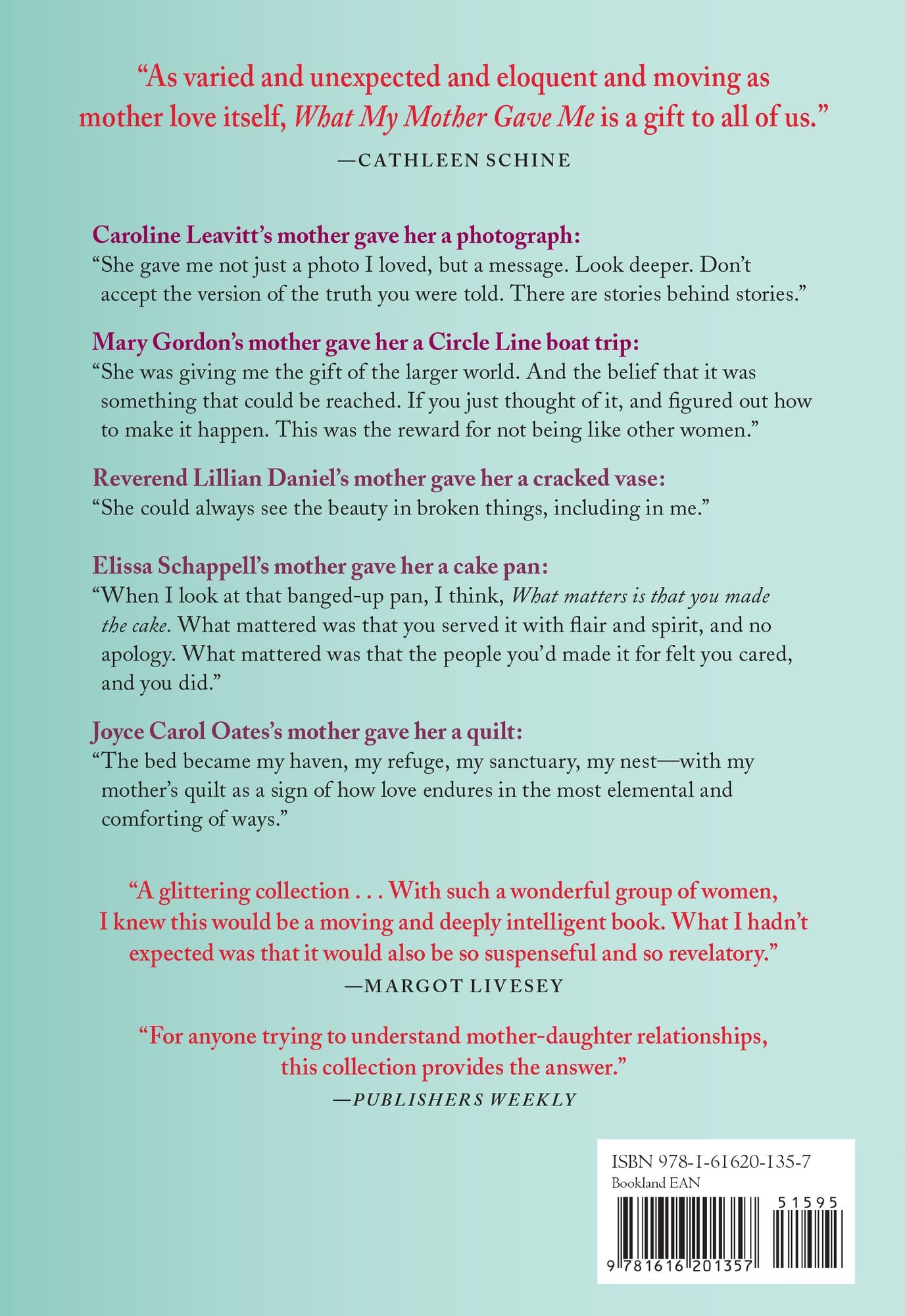 What My Mother Gave Me: Thirty-one Women on the Gifts That Mattered Most